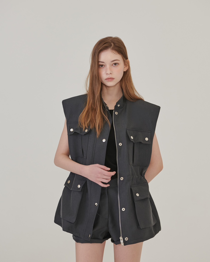 STAGE韓國直郵女裝新品26春夏真品時尚人氣熱賣休閑推薦馬甲STAGE馬甲