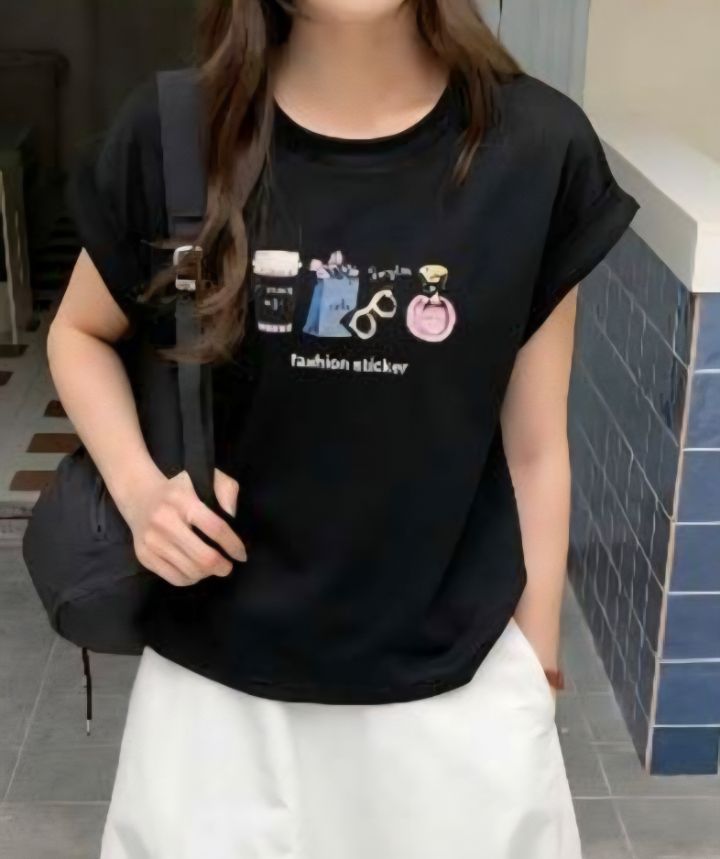 BLING BLING-S/RICO韓國代購女士新款26春夏人氣推薦T恤BLING BLING-S/RICOT恤圖色1