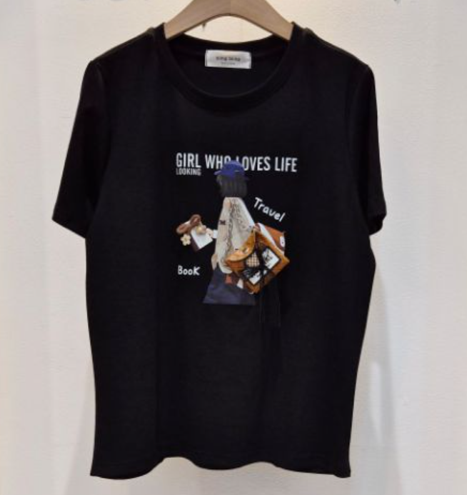 BLING BLING-S/RICO東大門直郵女裝新品休閑人氣真品T恤BLING BLING-S/RICOT恤圖色1