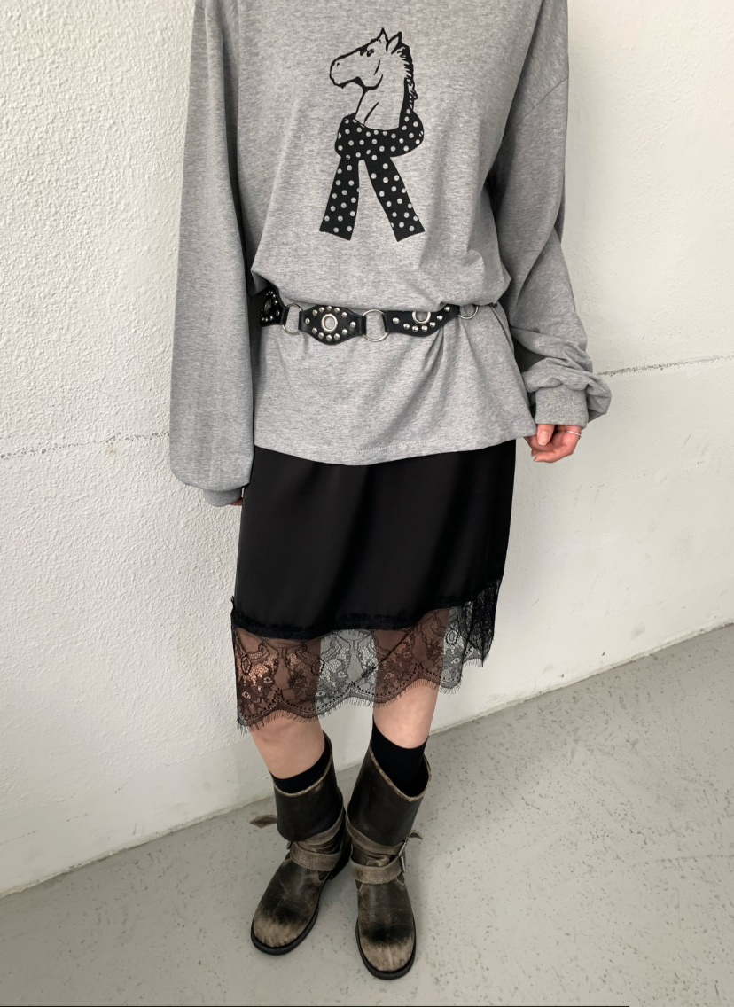 X-MOOD東大門直郵女士新品26春夏時尚人氣休閑職業長袖T恤X-MOOD長袖T恤