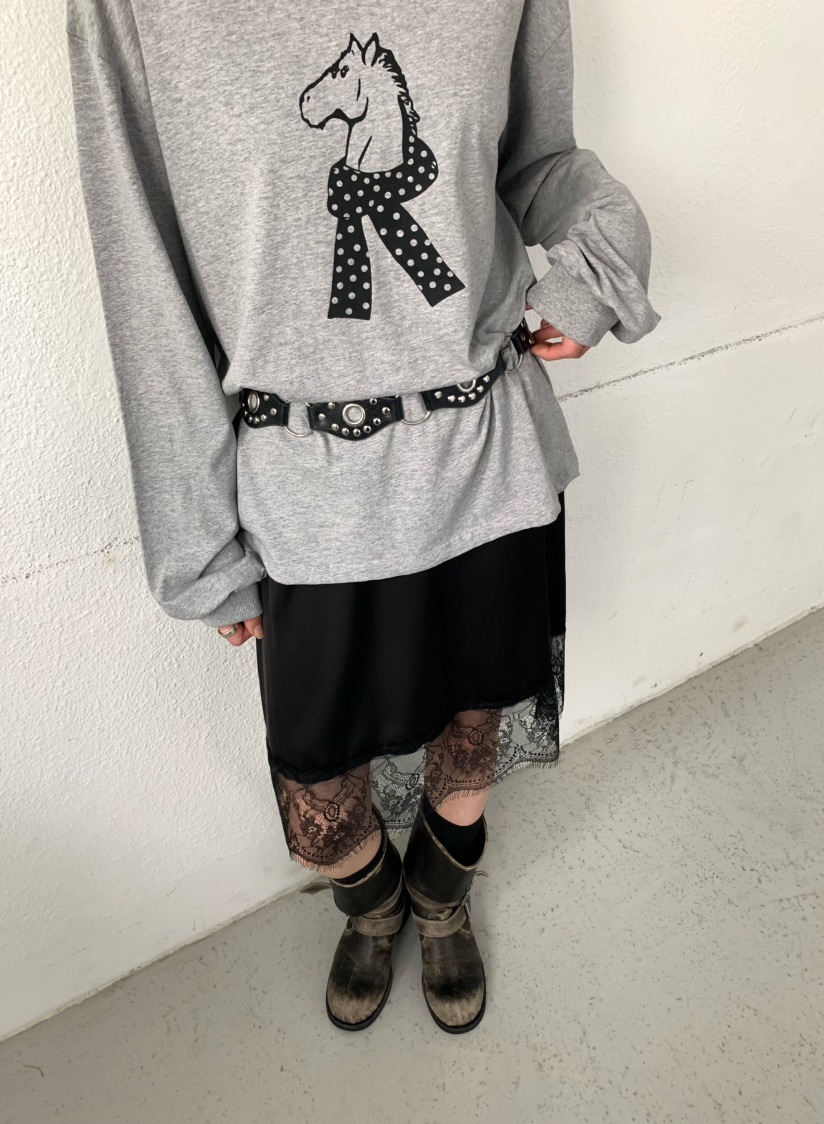 X-MOOD東大門直郵女士新品26春夏時尚人氣休閑職業長袖T恤X-MOOD長袖T恤