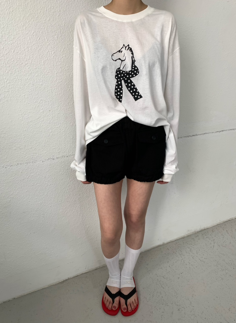 X-MOOD東大門直郵女士新品26春夏時尚人氣休閑職業長袖T恤X-MOOD長袖T恤