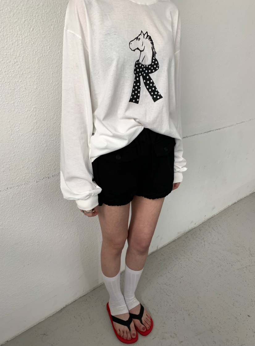 X-MOOD東大門直郵女士新品26春夏時尚人氣休閑職業長袖T恤X-MOOD長袖T恤