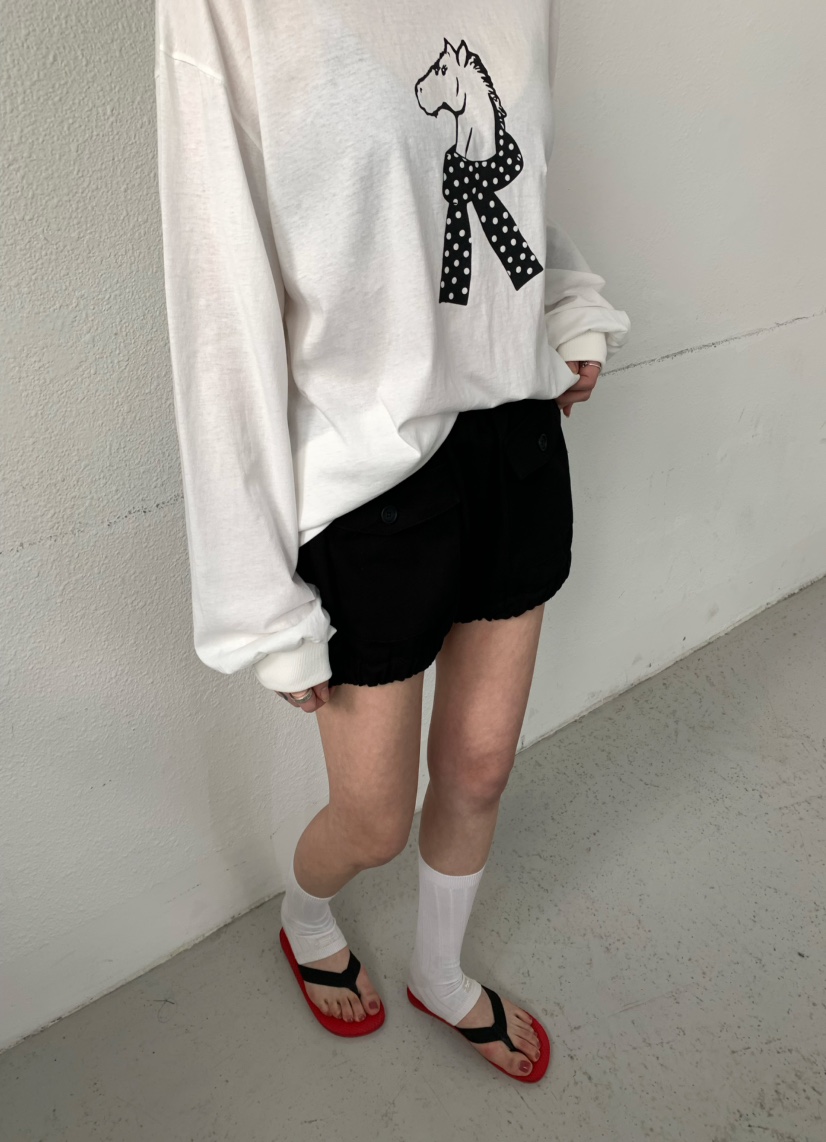 X-MOOD東大門直郵女士新品26春夏時尚人氣休閑職業長袖T恤X-MOOD長袖T恤