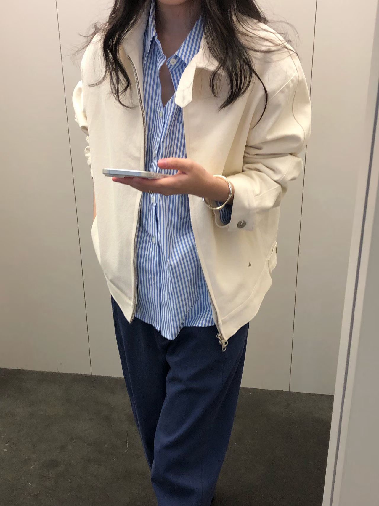 WEATHER東大門代購女士新款熱賣人氣真品夾克不含內搭棉質GOBSLMURI-ot夾克圖色1