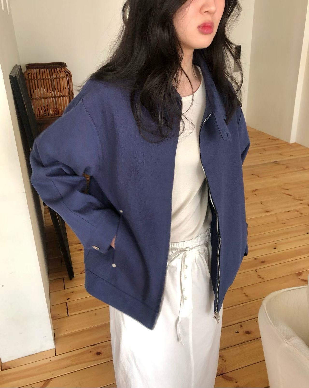 WEATHER東大門代購女士新款熱賣人氣真品夾克不含內搭棉質GOBSLMURI-ot夾克圖色2