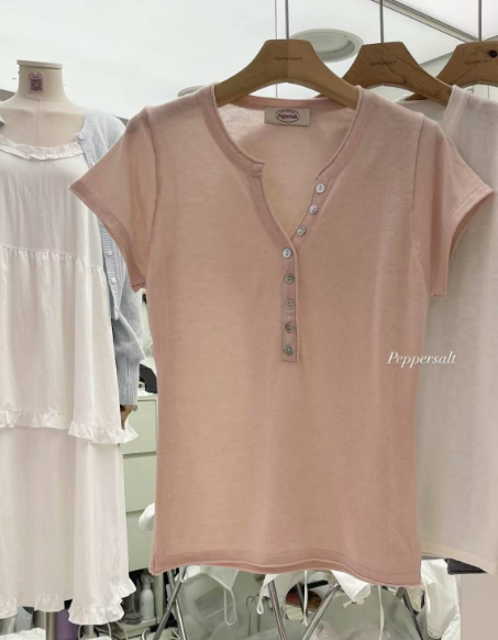 PEPPER 페페韓國直郵女裝新品時尚熱賣26春夏人氣針織衫PEPPER-SEOUL針織衫圖色1