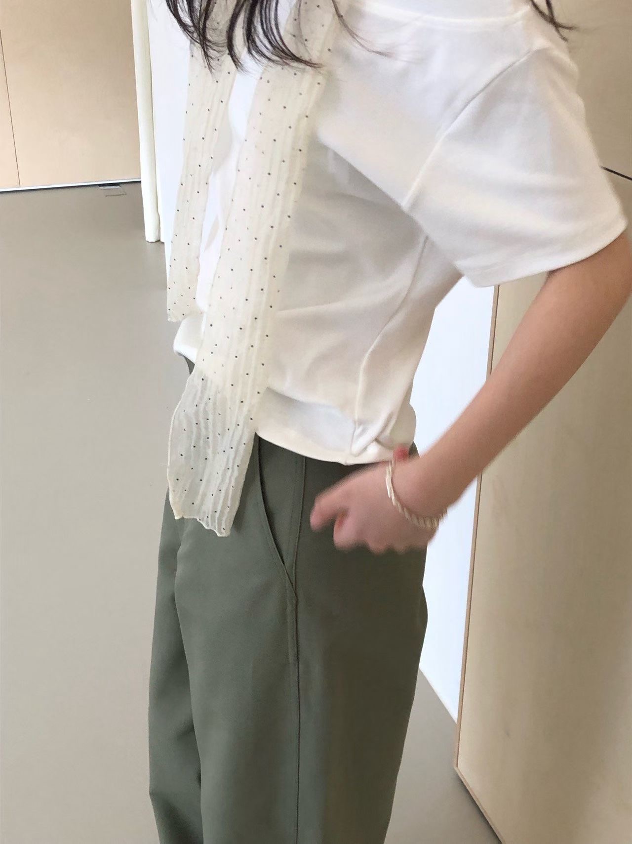 WEATHER韓國直郵女士新款時尚人氣26春夏圍巾披肩褶皺圍巾GOBSLMURI-ot圍巾/披肩