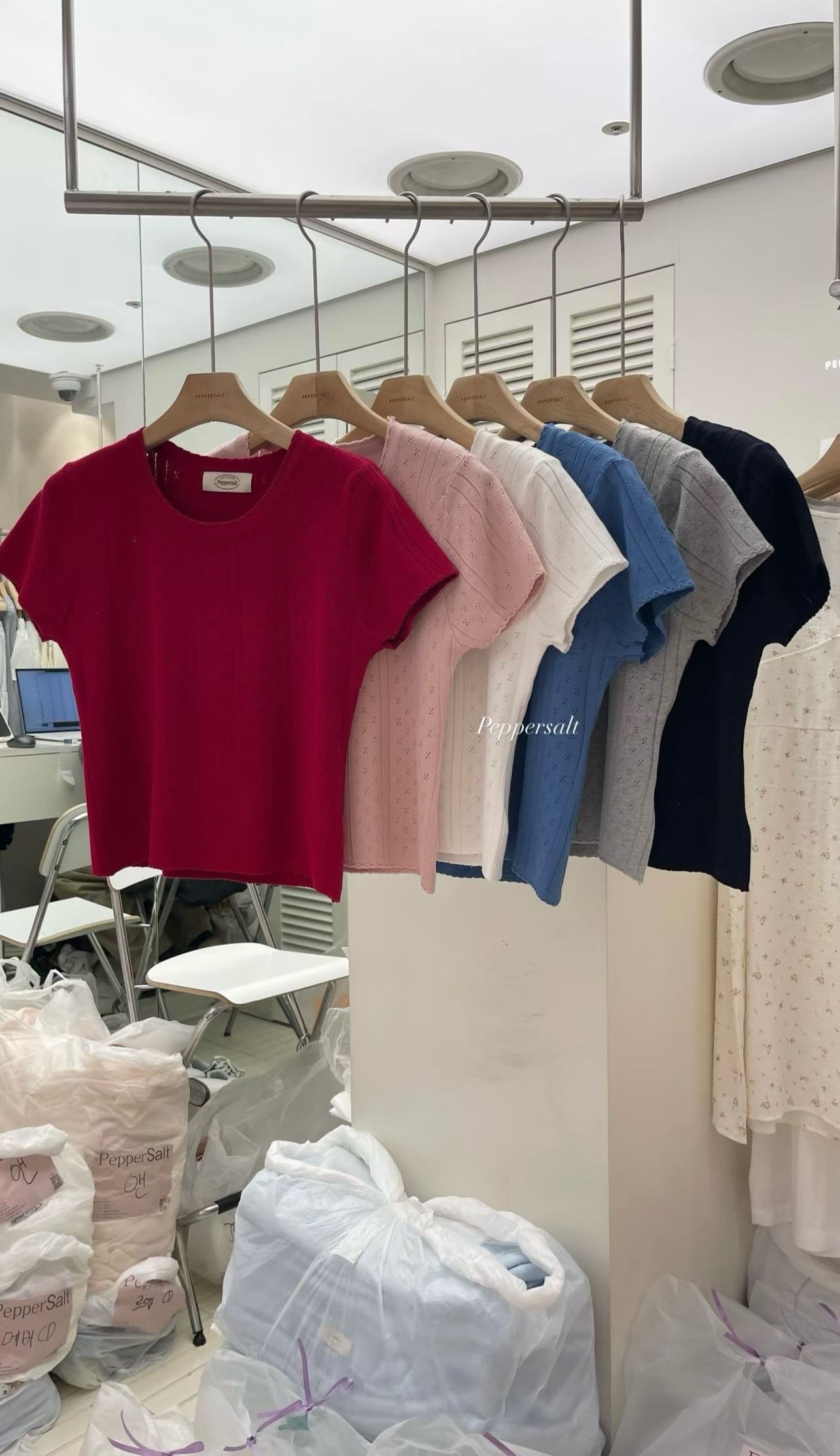 PEPPER 페페東大門直郵女士新款26春夏真品人氣推薦針織衫PEPPER-SEOUL針織衫