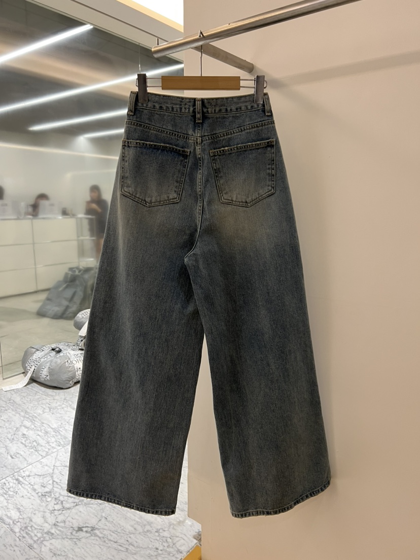 DE VENTI東大門直郵女裝新款26春夏休閑時尚人氣牛仔褲復古DE VENTI牛仔褲