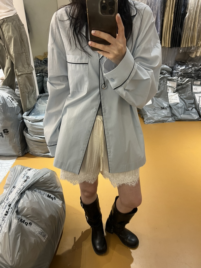 DE VENTI東大門實拍女裝新款推薦真品人氣26春夏襯衫蕾絲衫DE VENTI襯衫/蕾絲衫