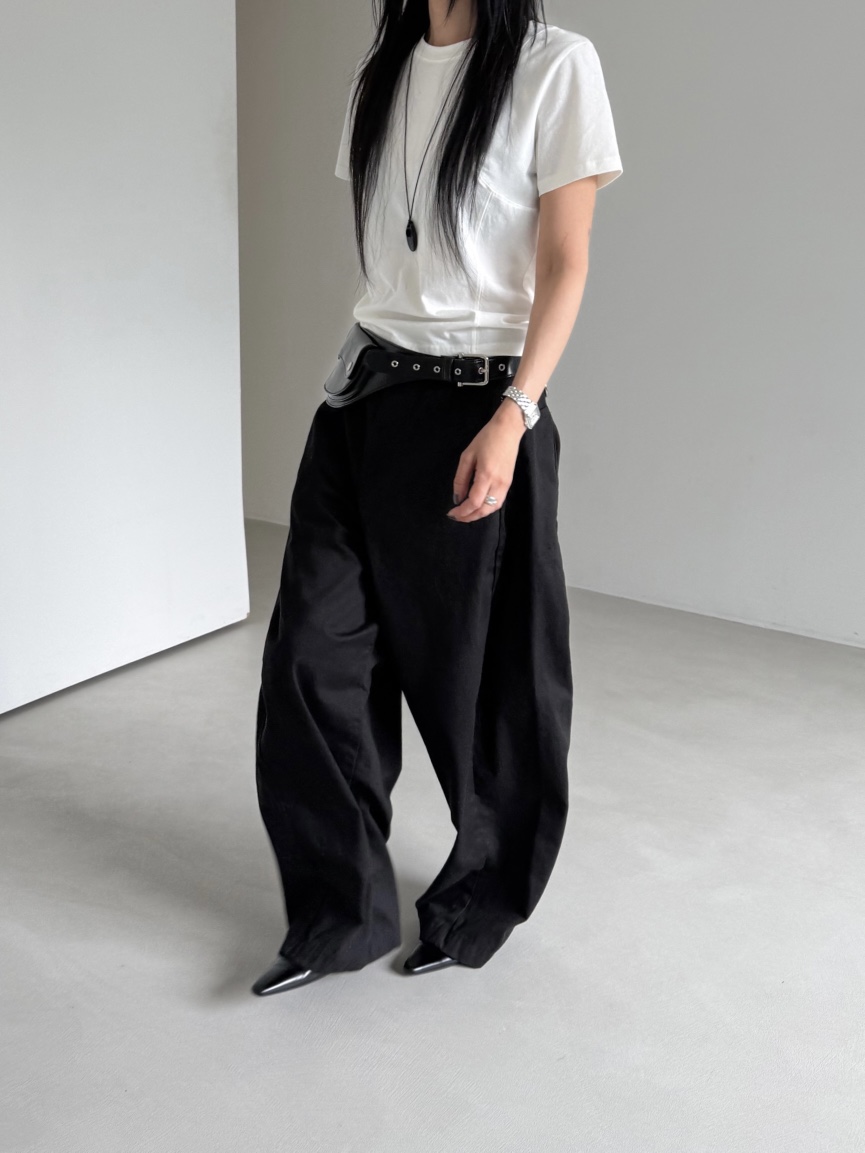 TAUPE韓國代購女裝新品推薦熱賣時尚人氣26春夏休閑褲寬松TAUPE休閑褲