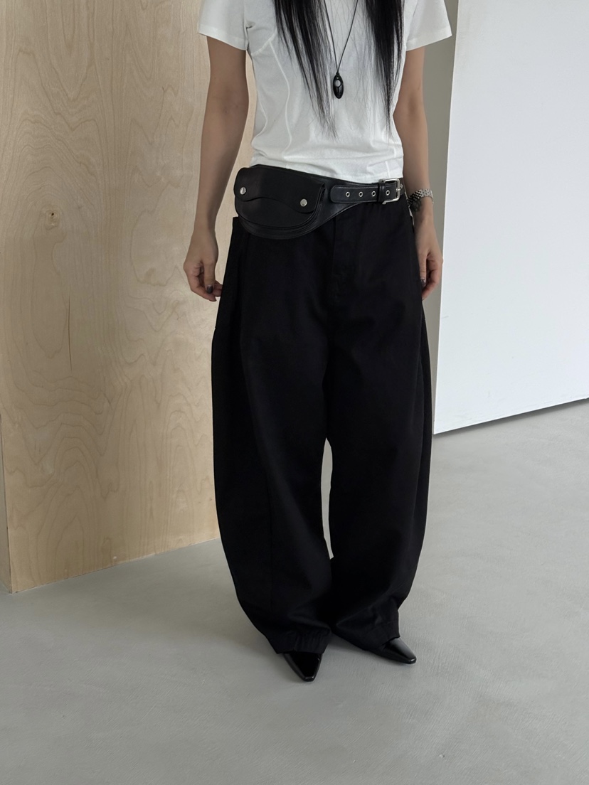 TAUPE韓國代購女裝新品推薦熱賣時尚人氣26春夏休閑褲寬松TAUPE休閑褲