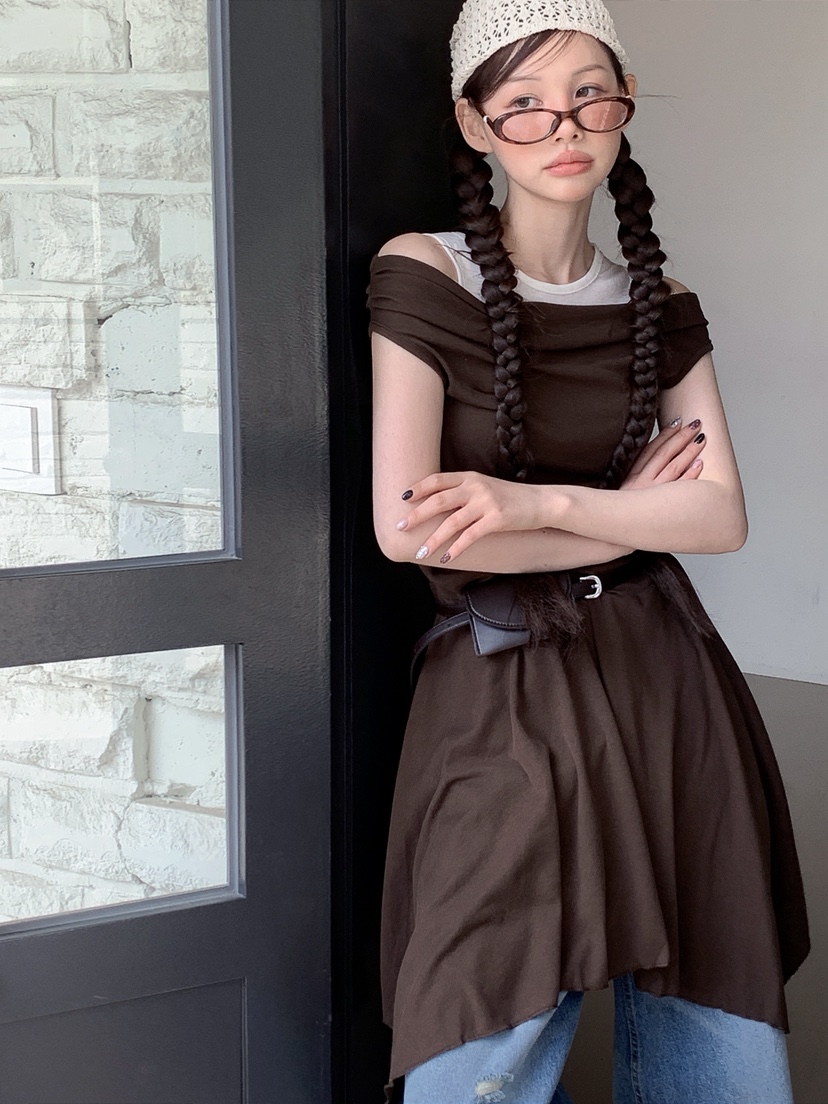 I MFACT韓國直郵女士新品職業熱賣人氣連衣裙不含內搭腰帶I MFACT連衣裙