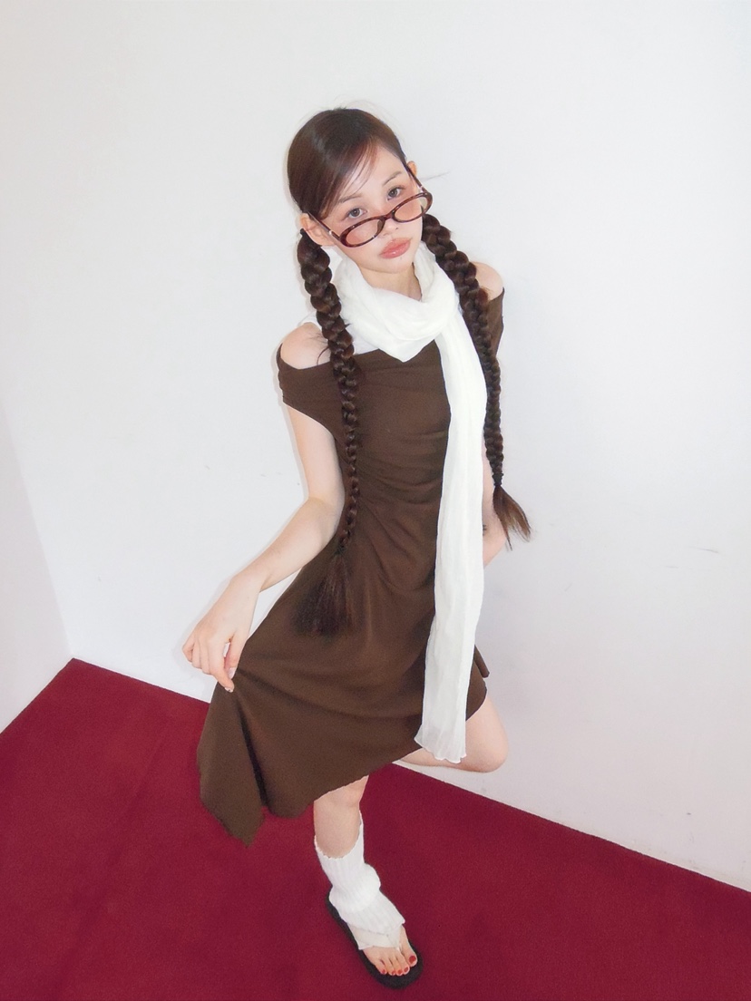 I MFACT韓國直郵女士新品職業熱賣人氣連衣裙不含內搭腰帶I MFACT連衣裙