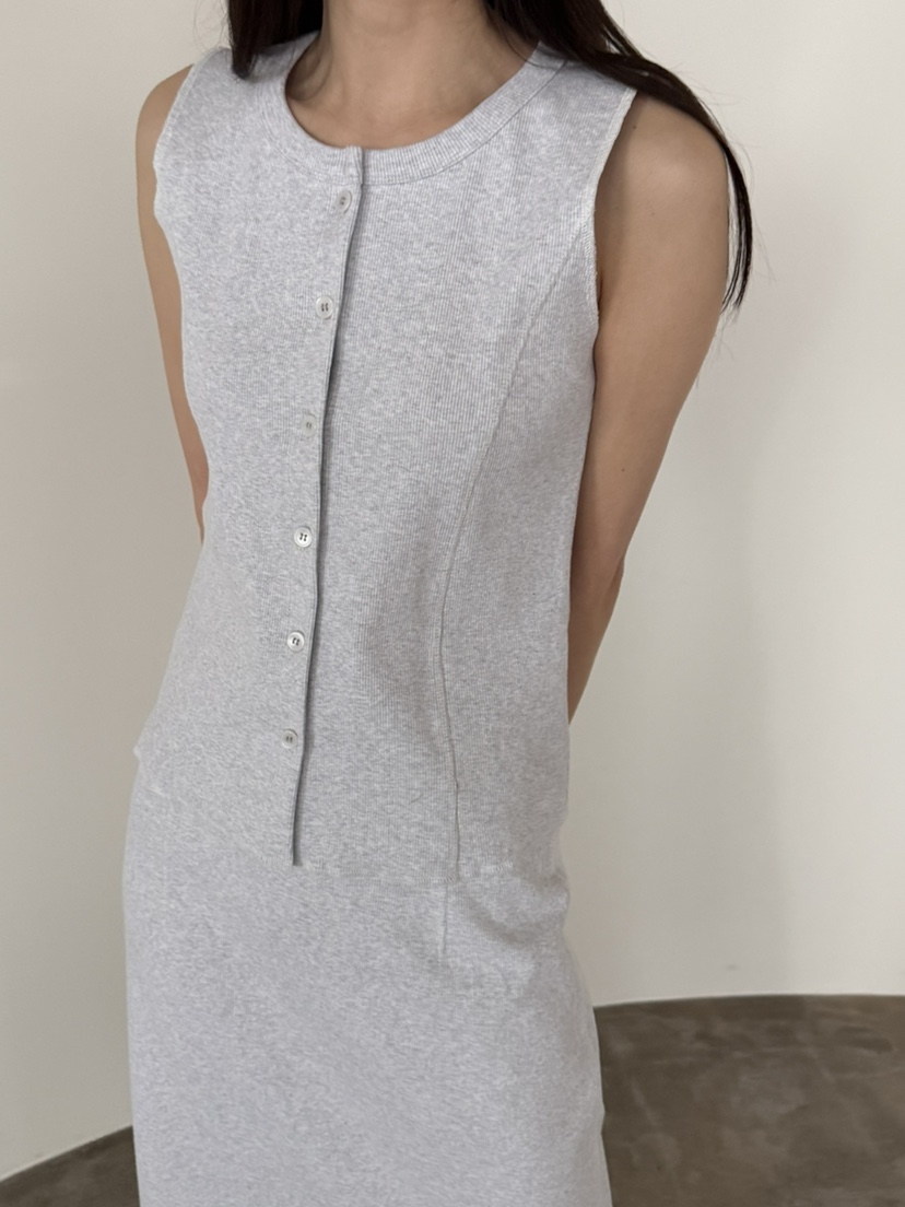 FOSET韓國代購女士新款真品26春夏熱賣時尚人氣休閑馬甲羅紋FOSET馬甲