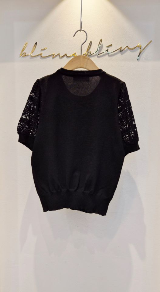 BLING BLING-S/RICO東大門代購女士新品人氣針織衫蕾絲BLING BLING-S/RICO針織衫