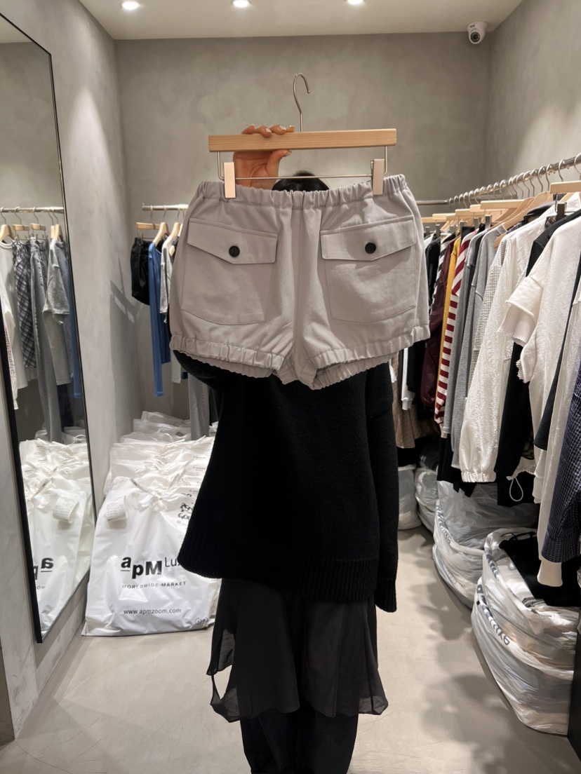 X-MOOD韓國直郵女裝新款休閑熱賣時尚推薦職業人氣真品短褲X-MOOD短褲圖色1