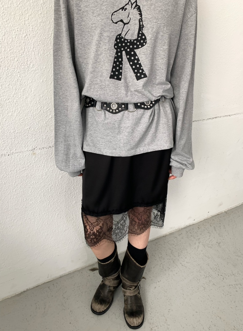 X-MOOD韓國代購女士新款真品休閑熱賣26春夏半身裙中短裙X-MOOD半身裙/中短裙