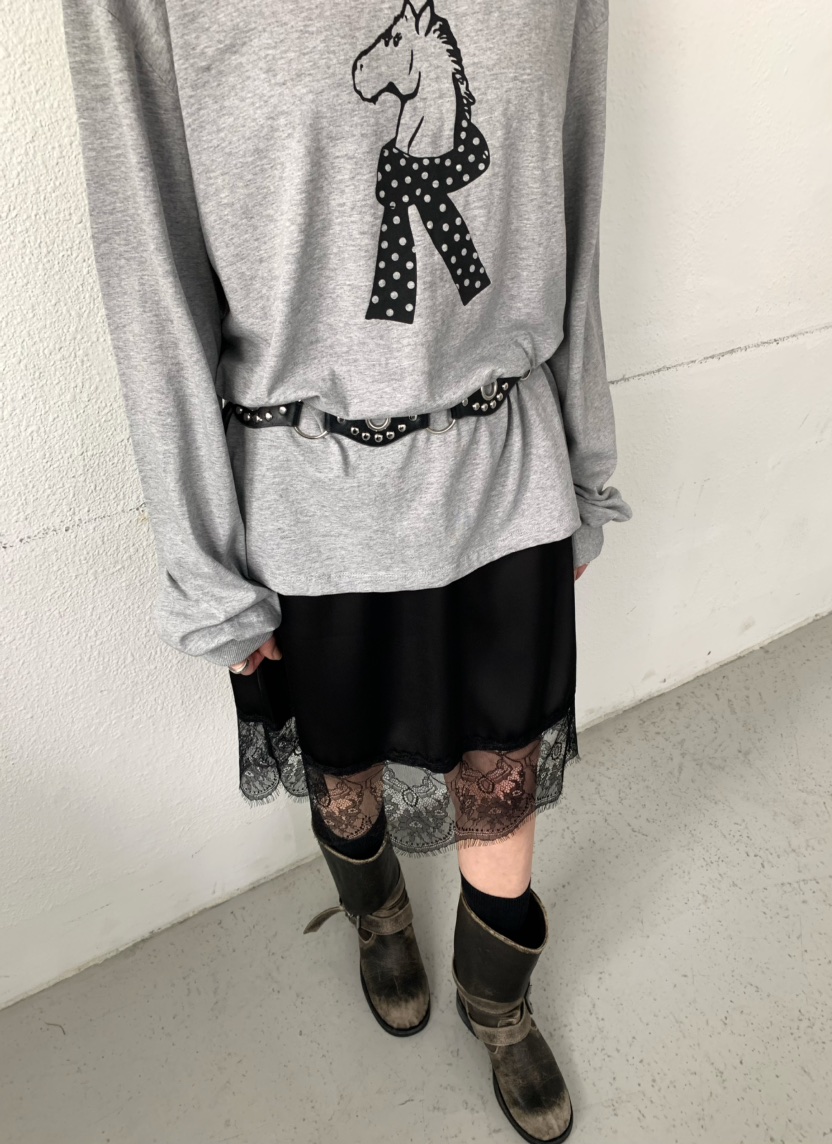 X-MOOD韓國代購女士新款真品休閑熱賣26春夏半身裙中短裙X-MOOD半身裙/中短裙