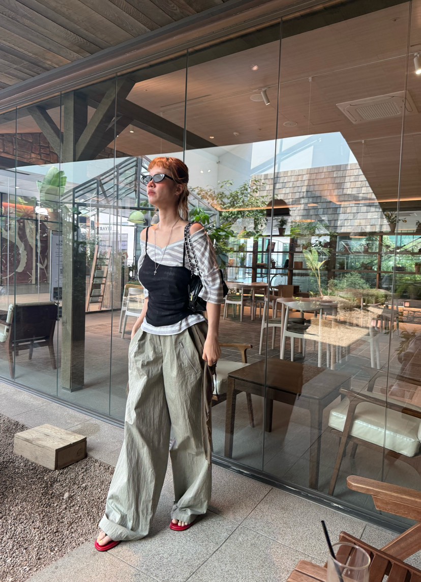 DENVER韓國代購女士新品熱賣休閑推薦職業26春夏T恤不含吊帶DENVERT恤