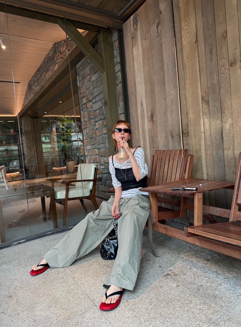 DENVER韓國代購女士新品熱賣休閑推薦職業26春夏T恤不含吊帶DENVERT恤