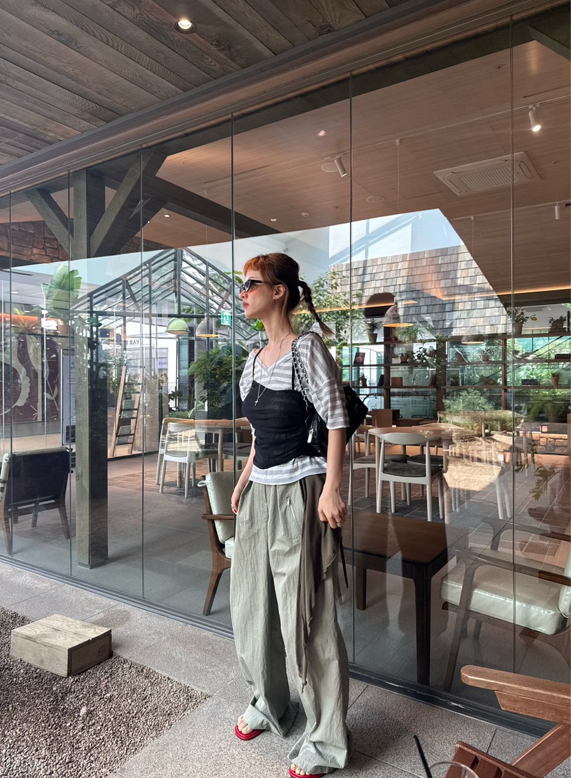 DENVER韓國代購女士新品熱賣休閑推薦職業26春夏T恤不含吊帶DENVERT恤