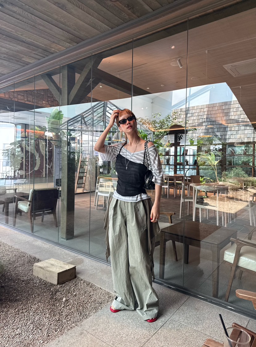 DENVER韓國代購女士新品熱賣休閑推薦職業26春夏T恤不含吊帶DENVERT恤