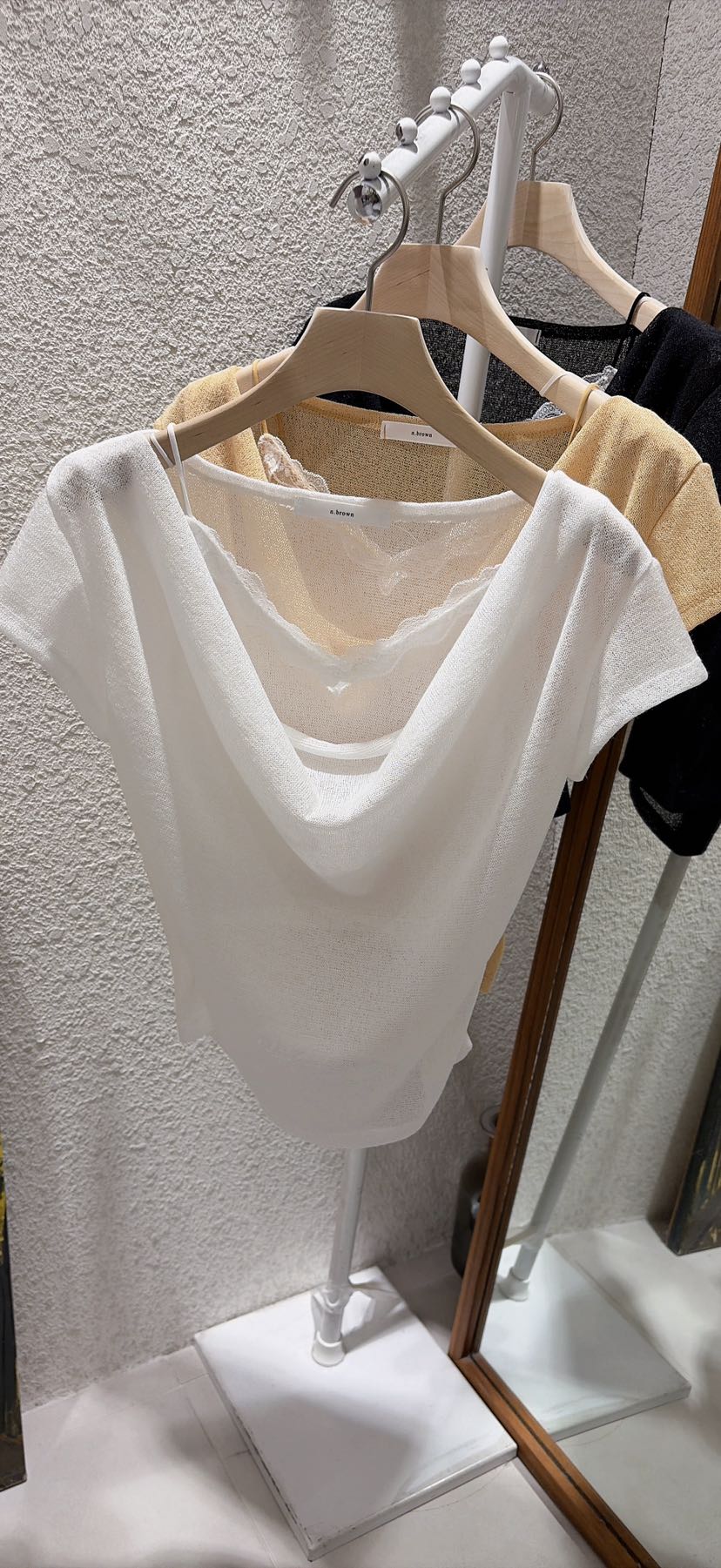 N BROWN韓國代購女裝新款熱賣推薦時尚26春夏人氣真品T恤N BROWNT恤