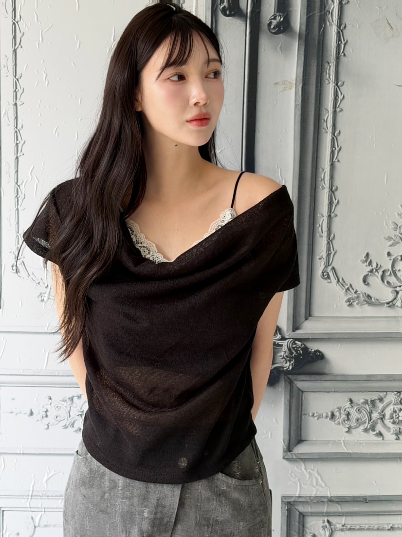 N BROWN韓國代購女裝新款熱賣推薦時尚26春夏人氣真品T恤N BROWNT恤