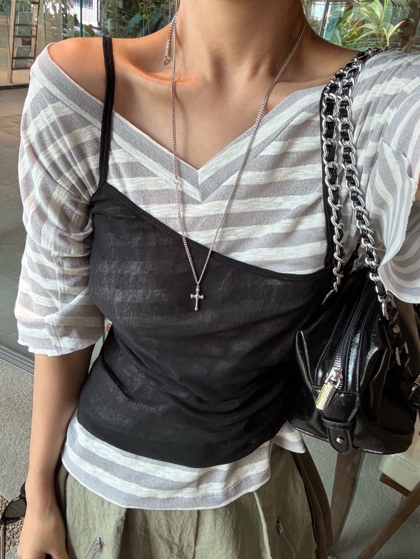 DENVER東大門代購女裝新品時尚職業真品吊帶背心不含內搭DENVER吊帶/背心