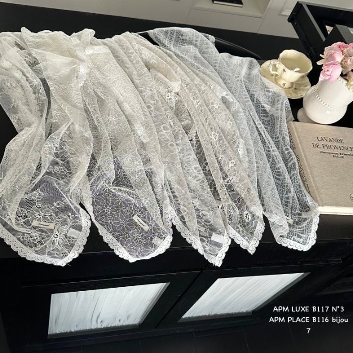 N3韓國直郵女裝新款職業時尚26春夏休閑人氣圍巾披肩蕾絲N3圍巾/披肩