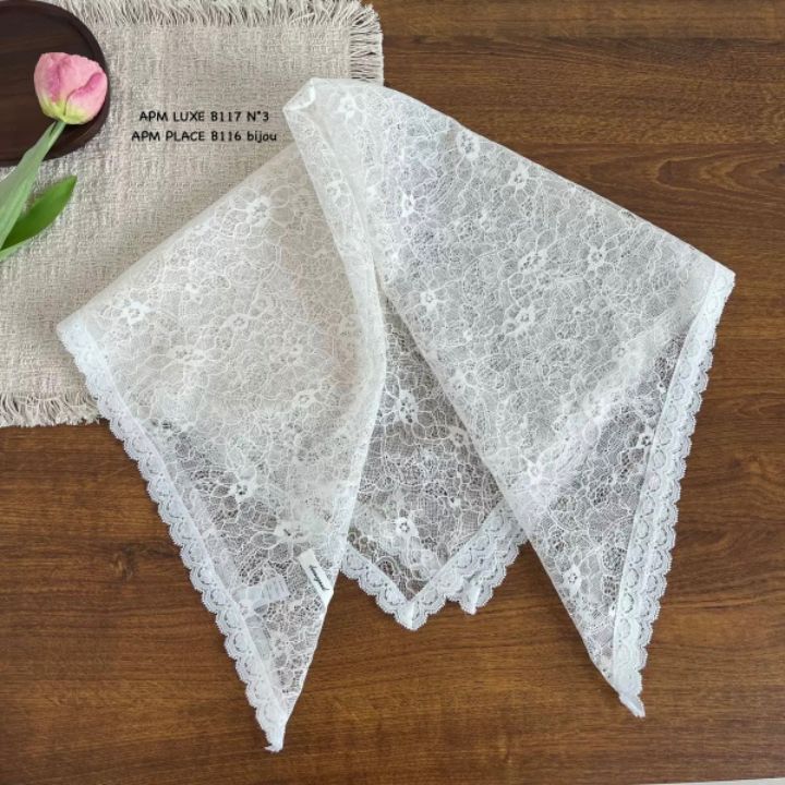 N3韓國直郵女裝新款職業時尚26春夏休閑人氣圍巾披肩蕾絲N3圍巾/披肩圖色6