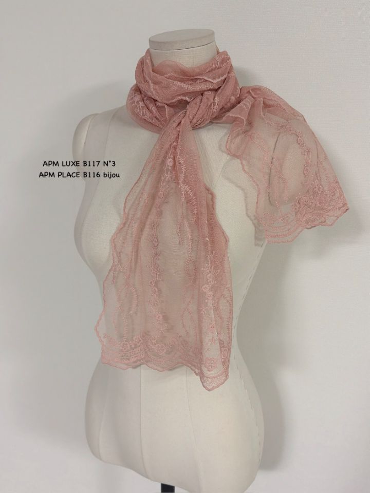 N3東大門實拍女士新品時尚推薦人氣休閑真品圍巾披肩蕾絲N3圍巾/披肩