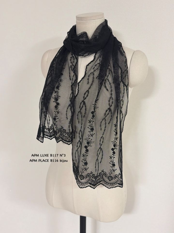 N3東大門實拍女士新品時尚推薦人氣休閑真品圍巾披肩蕾絲N3圍巾/披肩