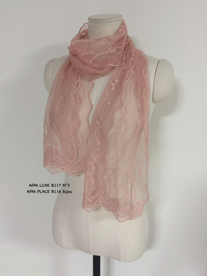 N3東大門實拍女士新品時尚推薦人氣休閑真品圍巾披肩蕾絲N3圍巾/披肩