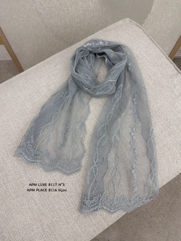 N3東大門實拍女士新品時尚推薦人氣休閑真品圍巾披肩蕾絲N3圍巾/披肩圖色1