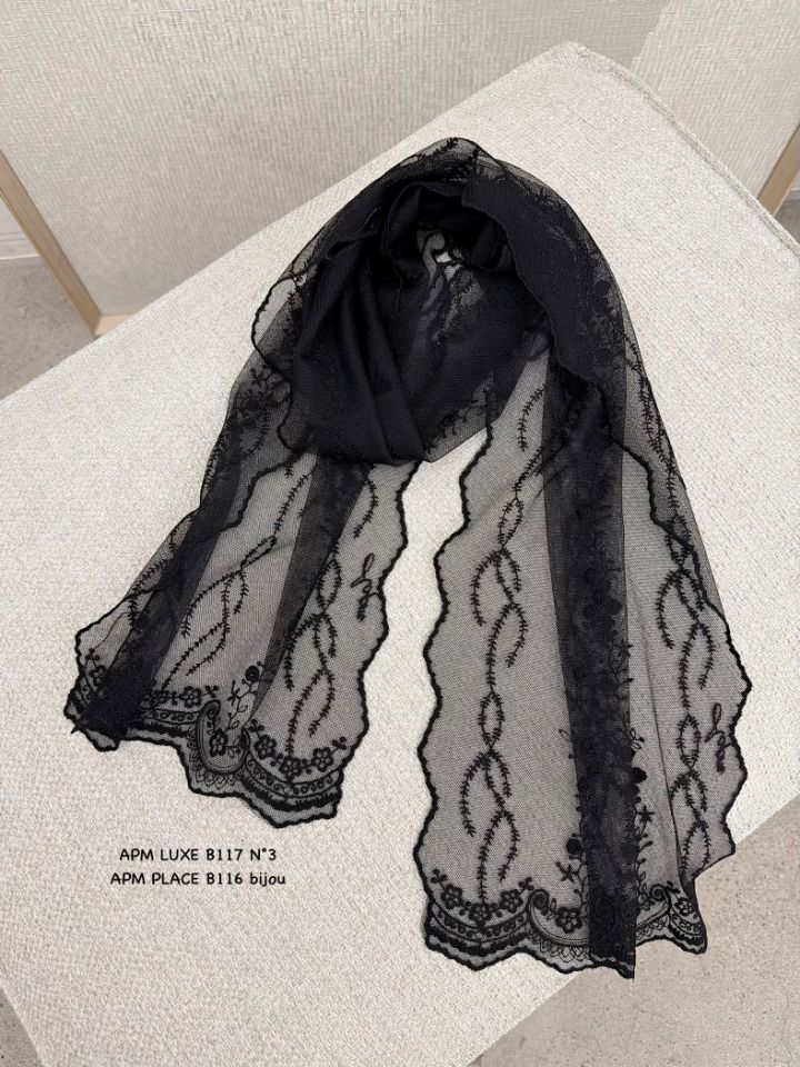 N3東大門實拍女士新品時尚推薦人氣休閑真品圍巾披肩蕾絲N3圍巾/披肩圖色2