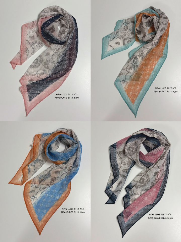 N3東大門實拍女裝新品26春夏真品人氣職業時尚圍巾披肩刺繡N3圍巾/披肩