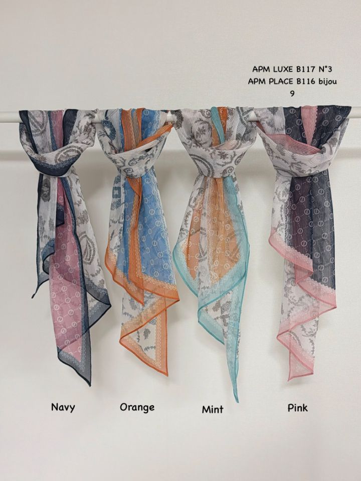 N3東大門實拍女裝新品26春夏真品人氣職業時尚圍巾披肩刺繡N3圍巾/披肩