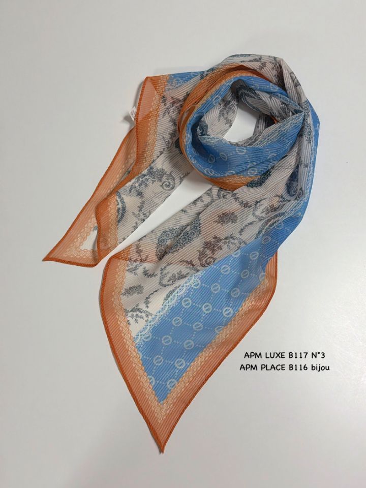 N3東大門實拍女裝新品26春夏真品人氣職業時尚圍巾披肩刺繡N3圍巾/披肩圖色1