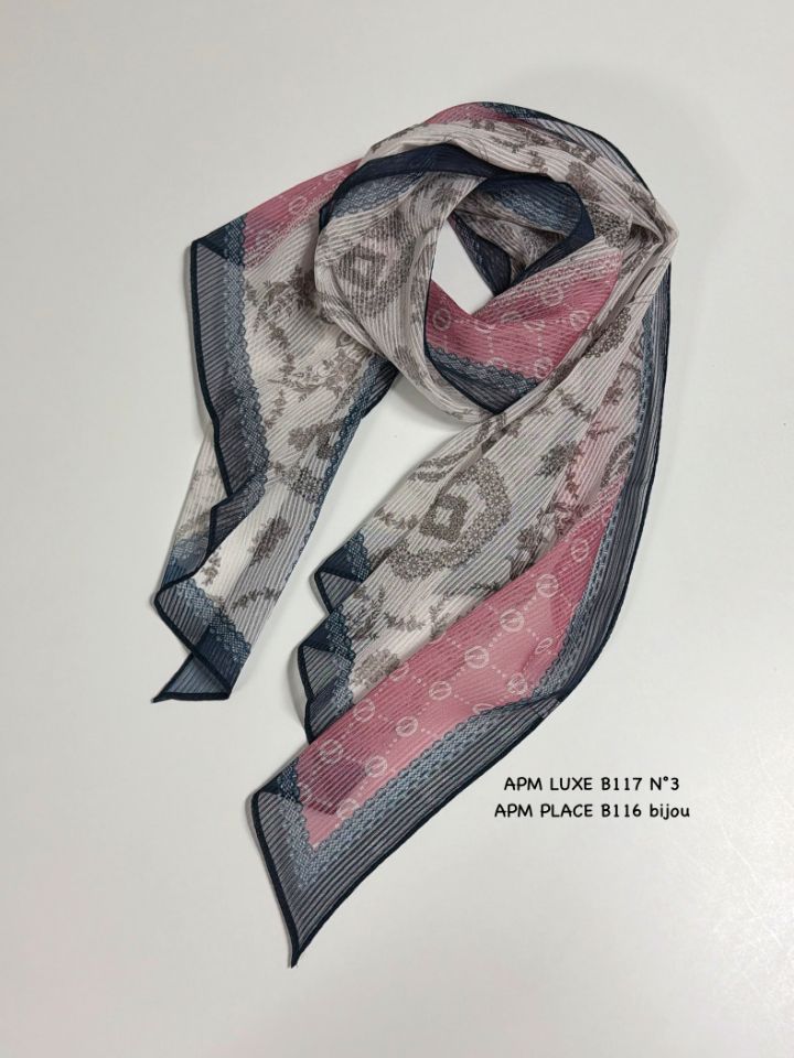 N3東大門實拍女裝新品26春夏真品人氣職業時尚圍巾披肩刺繡N3圍巾/披肩圖色3