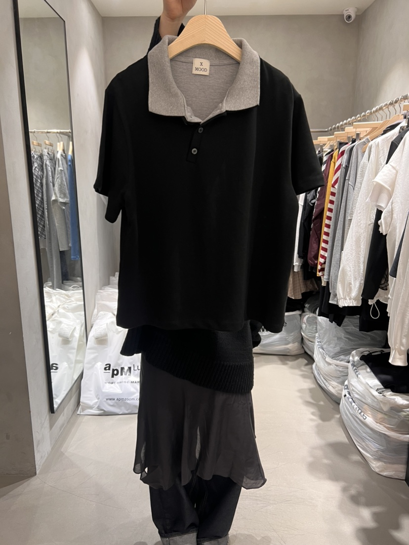 X-MOOD東大門直郵女裝新款熱賣推薦時尚人氣職業26春夏T恤X-MOODT恤圖色2