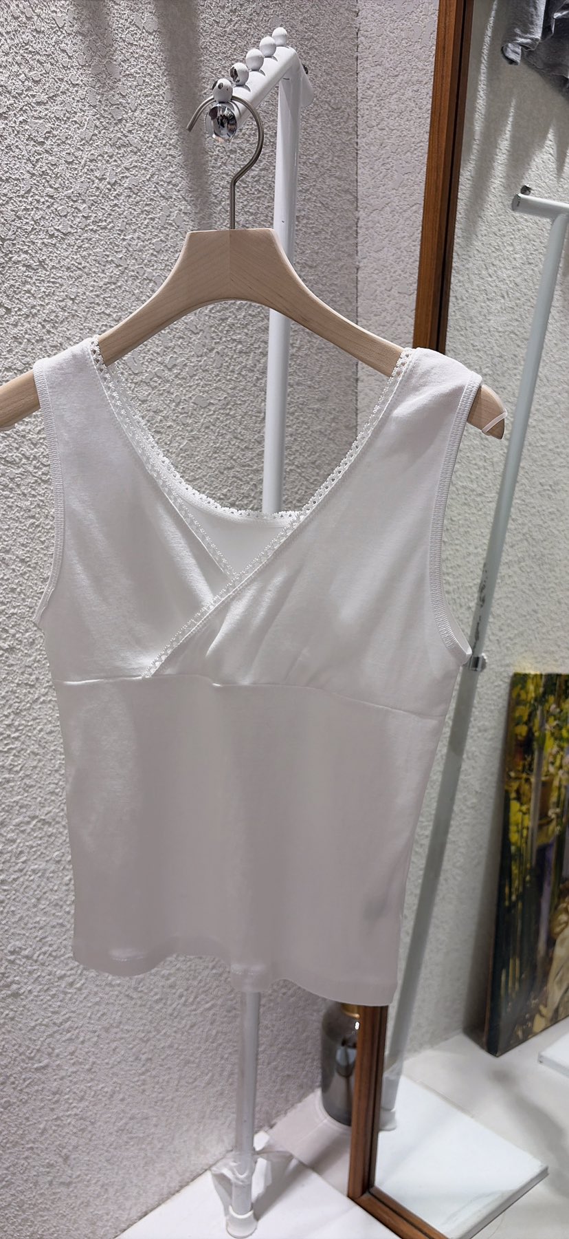 N BROWN東大門直郵女裝新款真品時尚推薦吊帶背心V領蕾絲N BROWN吊帶/背心圖色1