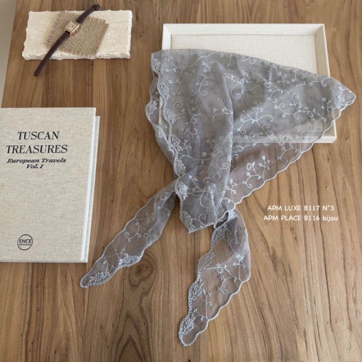 N3韓國代購女士新款真品職業26春夏休閑人氣圍巾披肩蕾絲N3圍巾/披肩