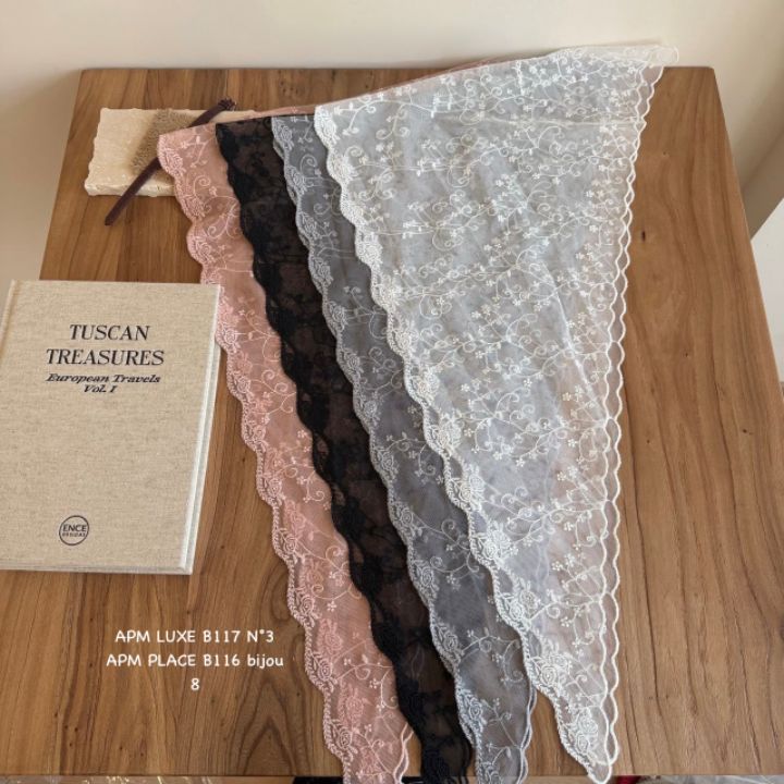 N3韓國代購女士新款真品職業26春夏休閑人氣圍巾披肩蕾絲N3圍巾/披肩