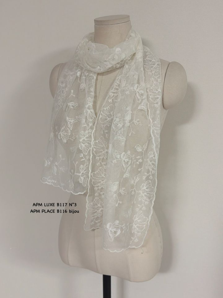 N3東大門實拍女裝新品真品26春夏職業人氣推薦圍巾披肩蕾絲N3圍巾/披肩