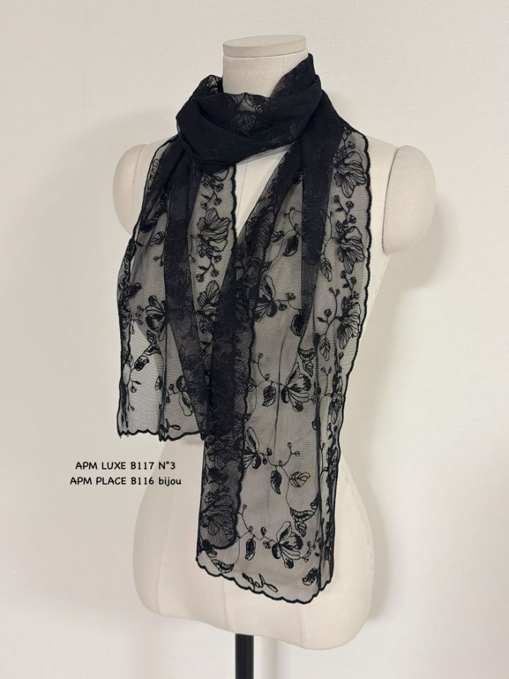 N3東大門實拍女裝新品真品26春夏職業人氣推薦圍巾披肩蕾絲N3圍巾/披肩