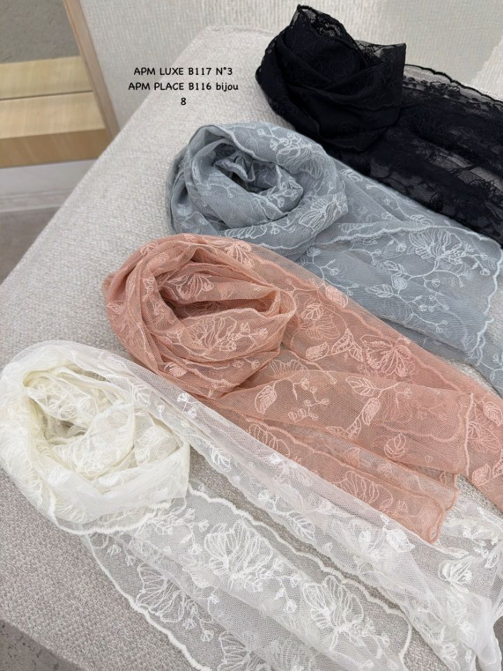 N3東大門實拍女裝新品真品26春夏職業人氣推薦圍巾披肩蕾絲N3圍巾/披肩