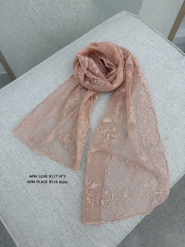 N3東大門實拍女裝新品真品26春夏職業人氣推薦圍巾披肩蕾絲N3圍巾/披肩圖色2